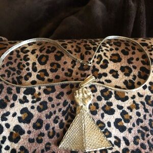 Sterling Silver Pyramid Resist Pendant Necklace